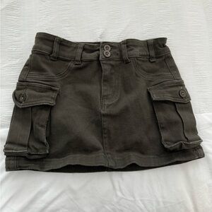 Cargo mini skirt